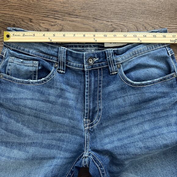 TK Axel Jeans Mens Slim Boot 32x32* Distressed Stretch Cowboy Festival Casual - Picture 7 of 12